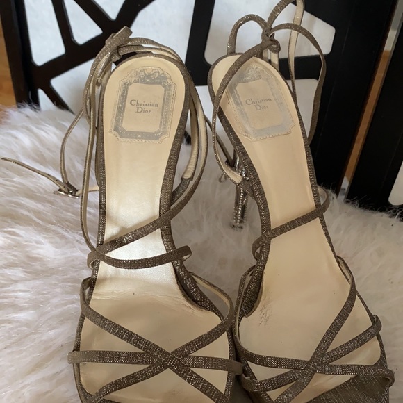 Christian Dior Ankle Wrap Heels - Picture 8 of 16